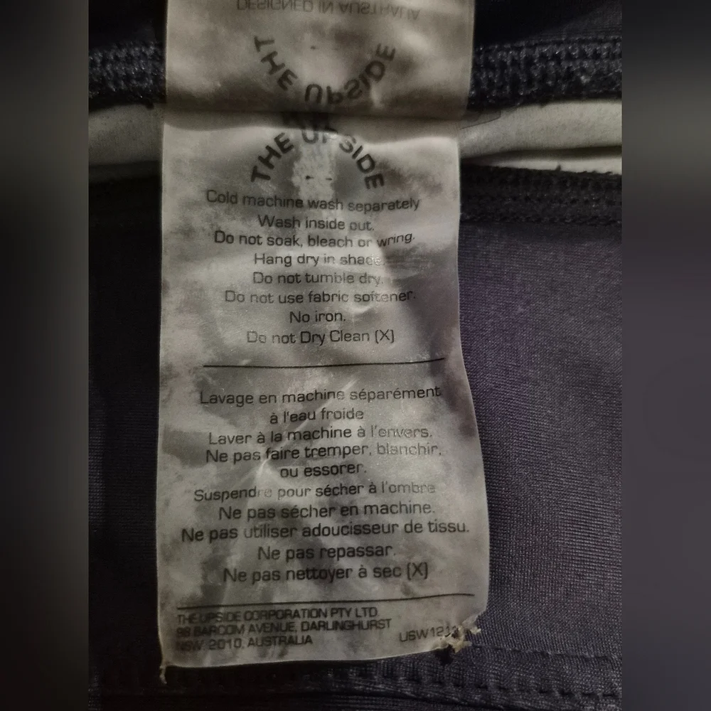 The Upside Seawater Dip-Dyed Leggings Midi 10 EUC - Picture 15 of 16